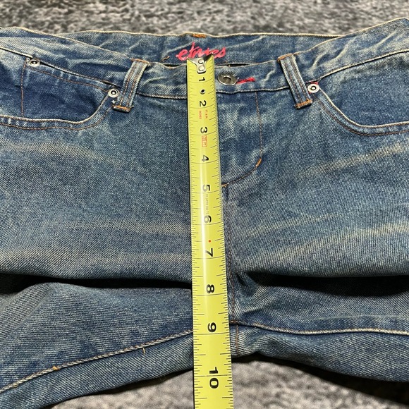 NEW Etnies Jeans Womens 7 (32x32) Blue Low Rise Bootcut Skater Vintage Y2K - Picture 12 of 16